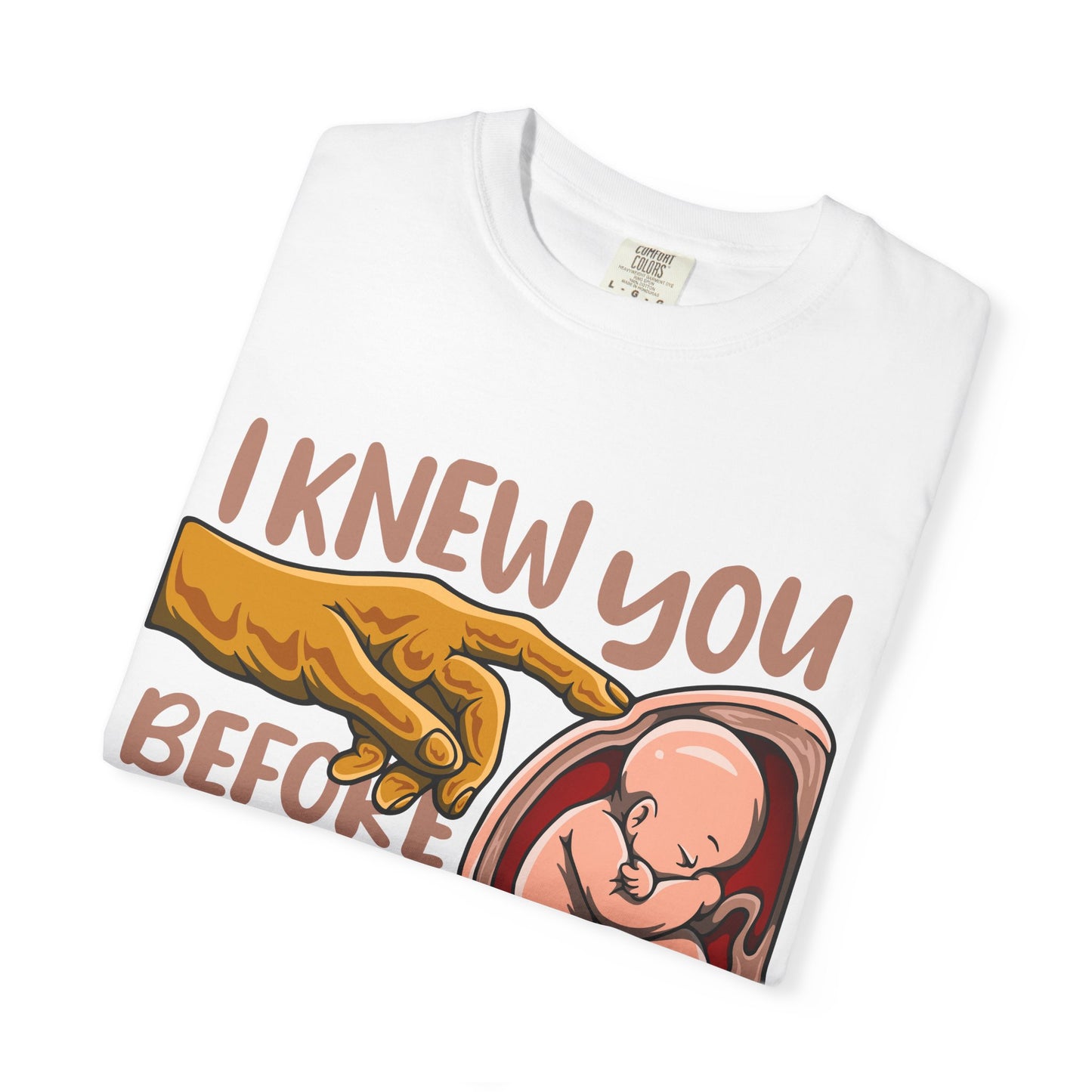 Jeremiah 1:5, Before I Formed thee in the Belly I knew thee.